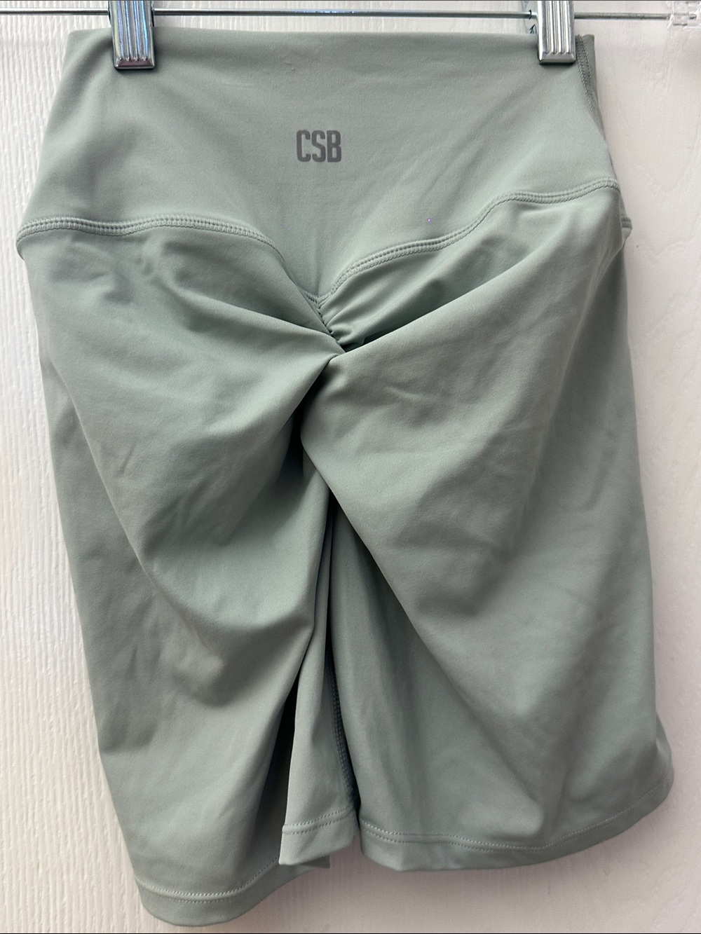 CSB Sage Green Bike Shorts for Women